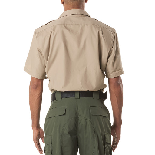 5.11 Tactical Men's CDCR Line Duty Short Sleeve Shirt (Khaki/Tan)