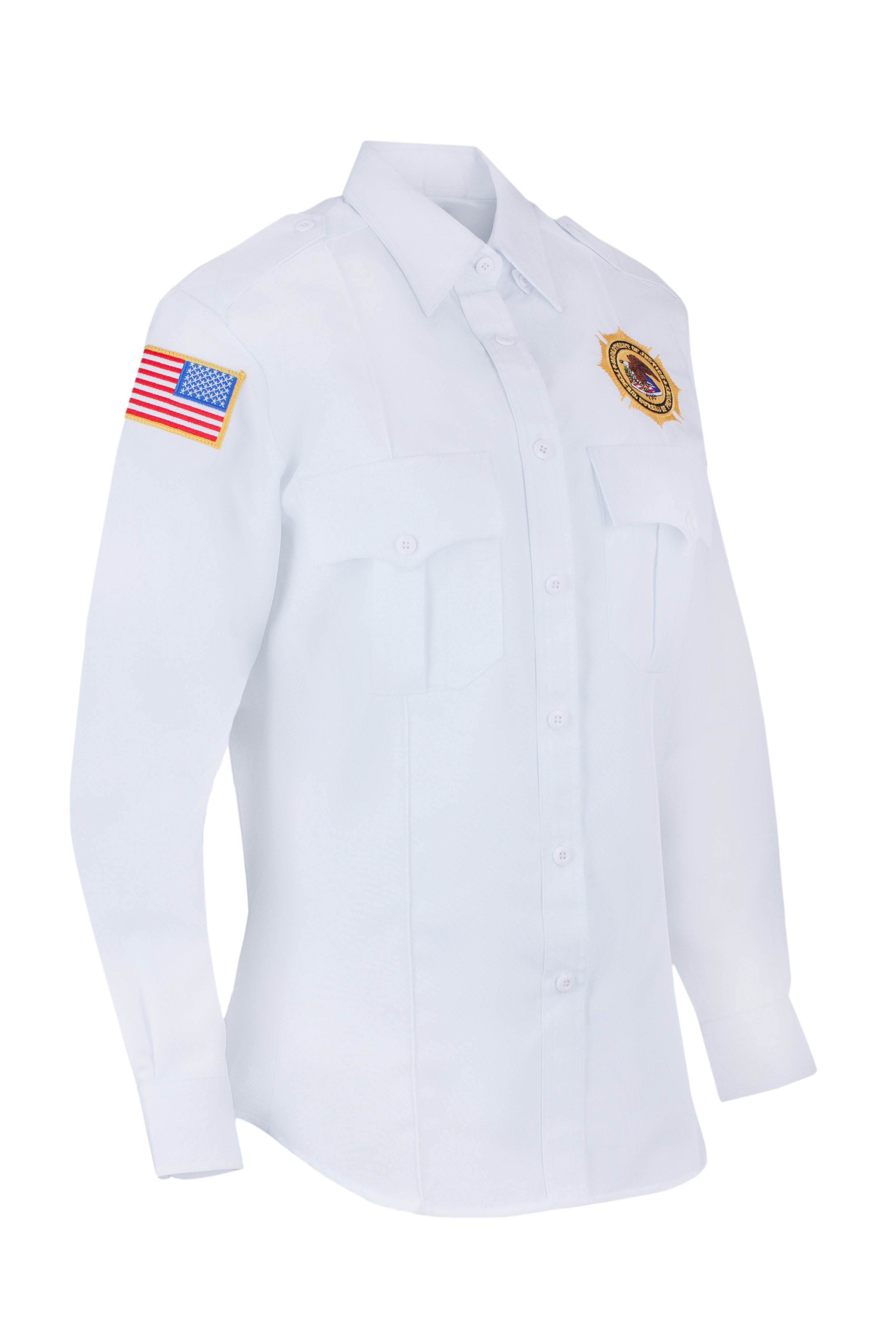 Buy Women White Solid Long Sleeves Formal Shirt Online - 749564