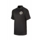 Men's 100% Polyester Charcoal Class B Utility Polo - Short Sleeve