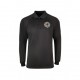Women's 100% Polyester Charcoal Class B Utility Polo - Long Sleeve